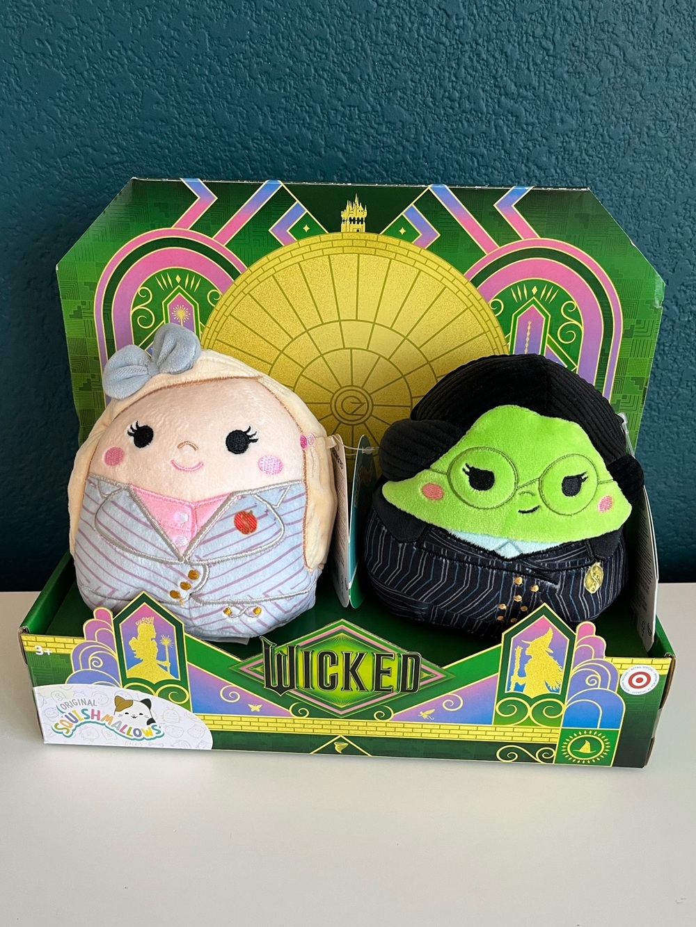 Wicked Squishmallows Elphaba & Glinda 5" Shiz University Little Plush